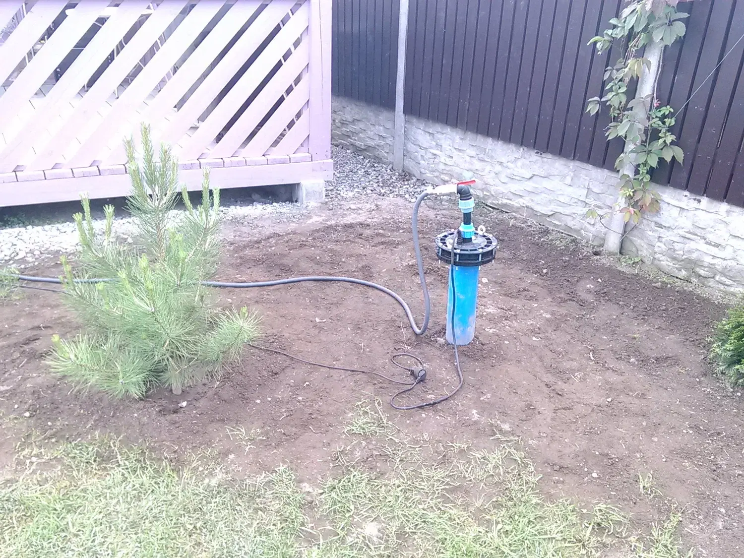 Монтаж кессона для скважины