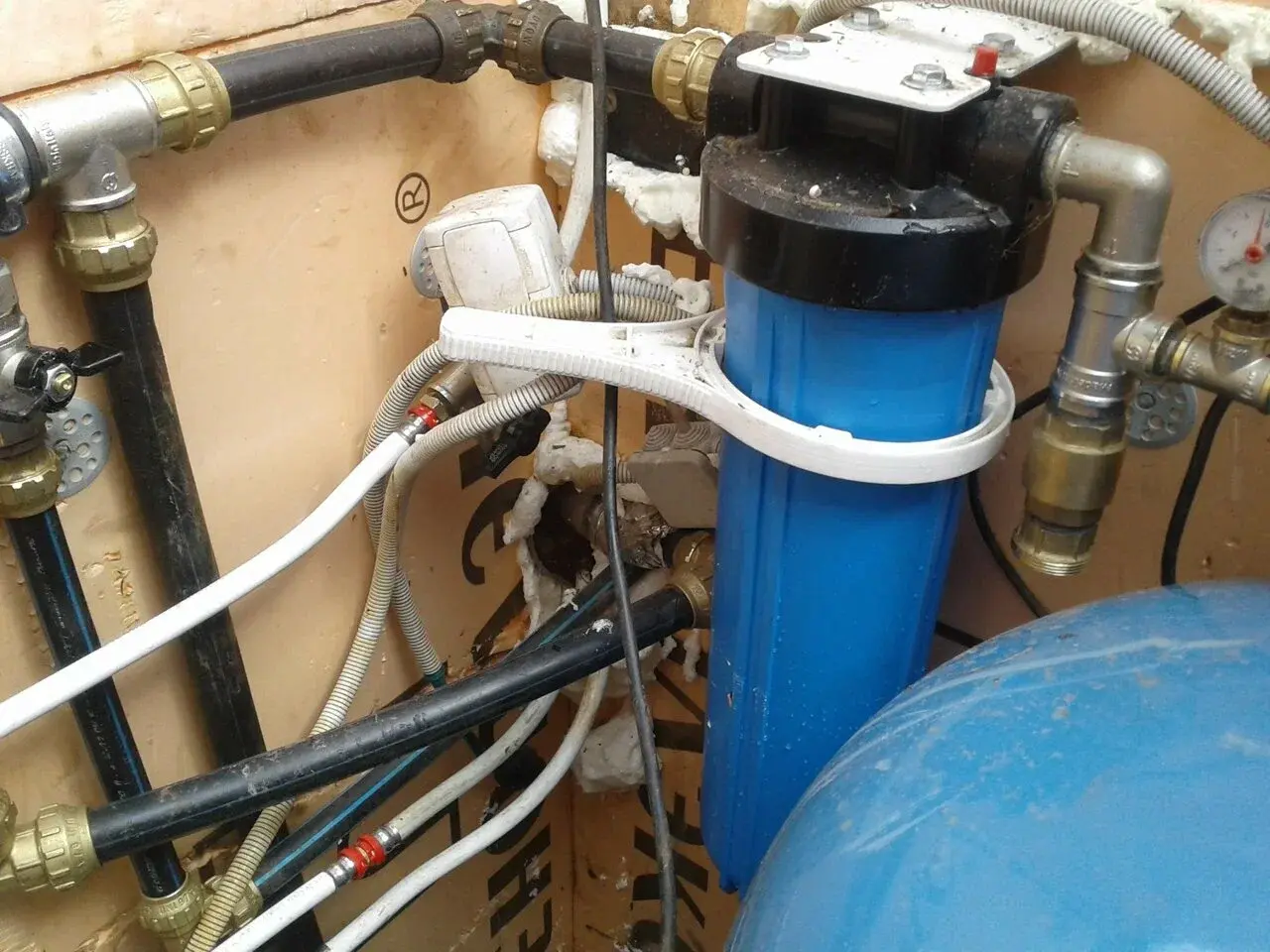 Узел водоснабжения в частном доме